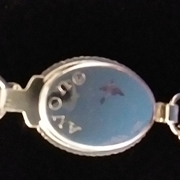 Vintage silver tone multi strand necklace Avon - Picture 4 of 4